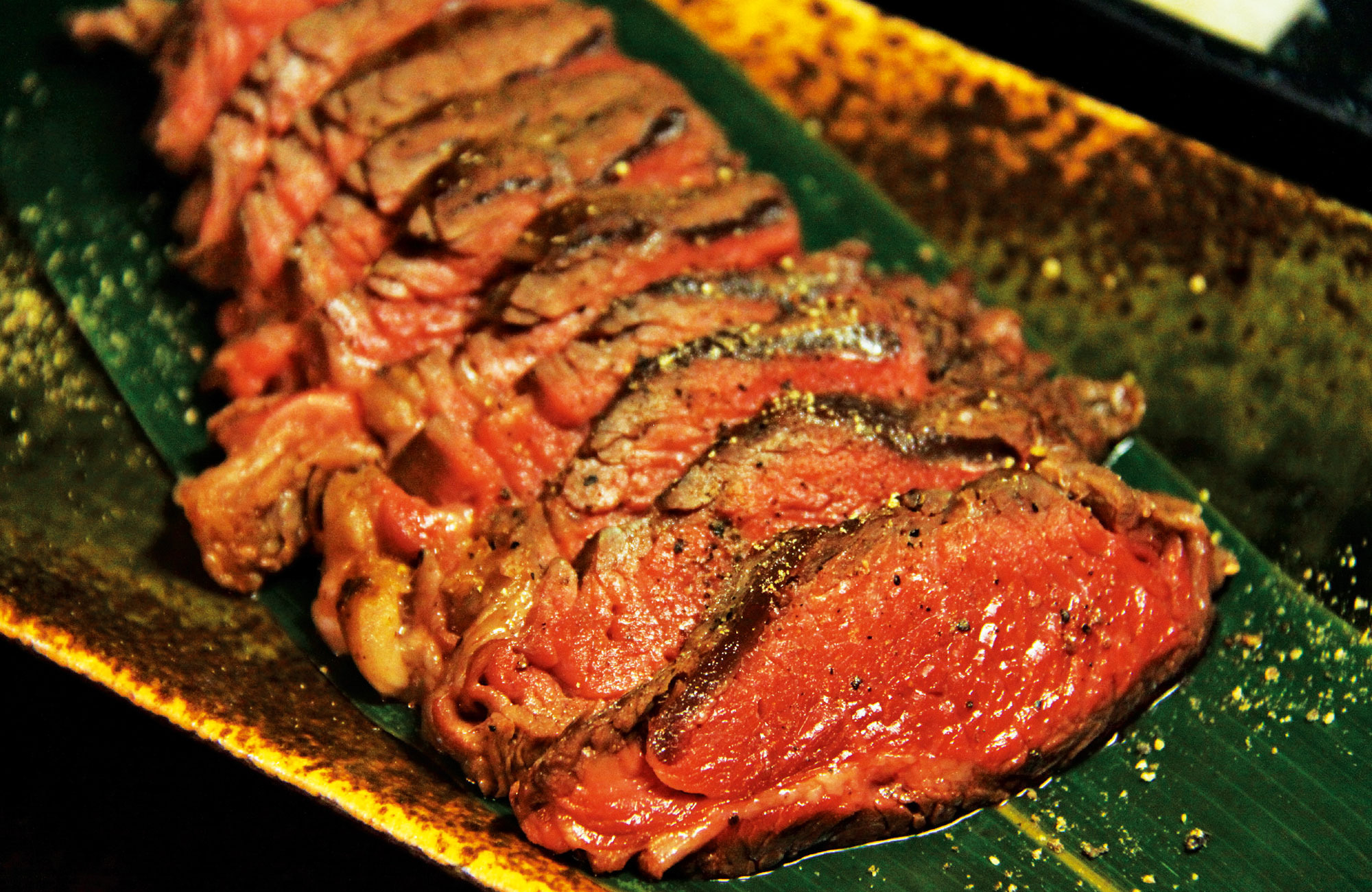 千葉県産の牛肉を熟成（エイジング）して提供するお店もあります