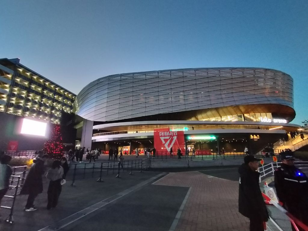 千葉ジェッツの試合が開催されるLaLa arena TOKYO-BAY