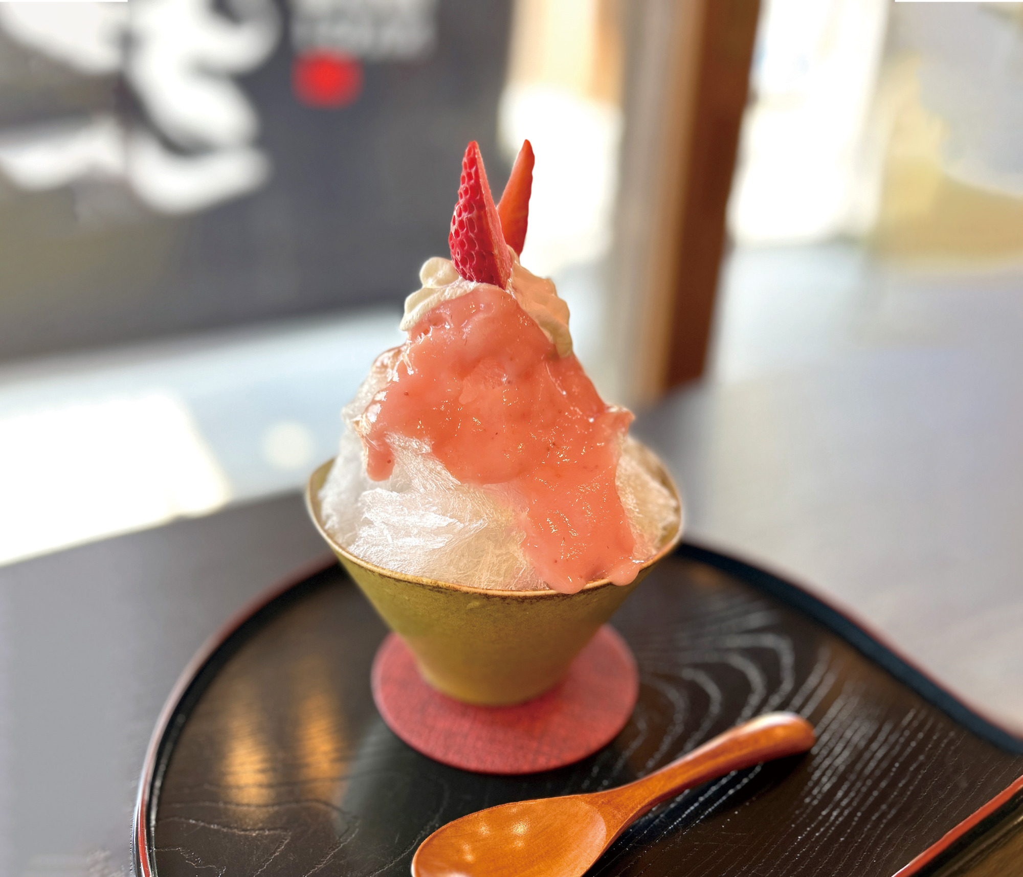 発酵かき氷(いちご甘糀)