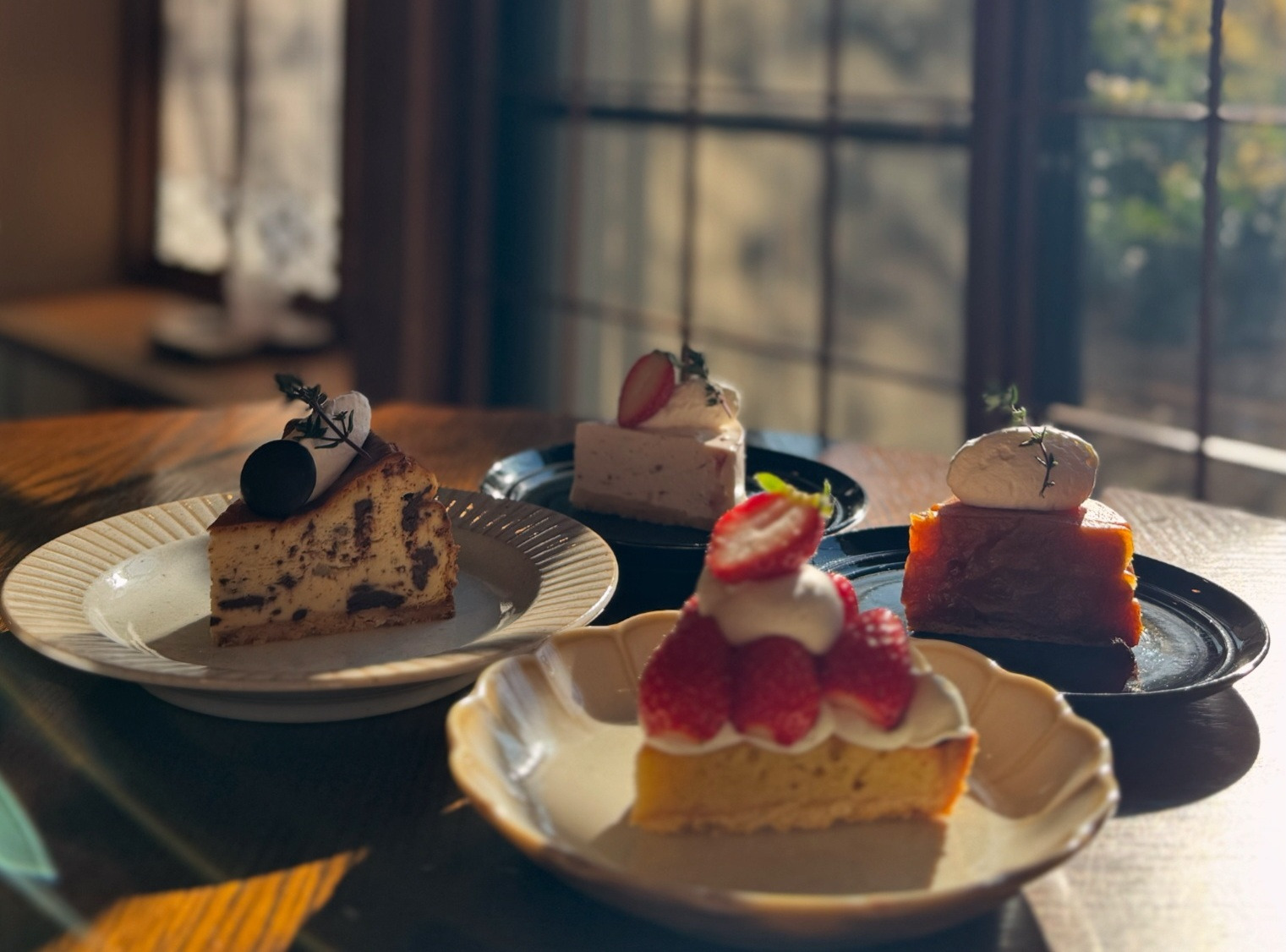 コースの後の至福のひとときを過ごせます