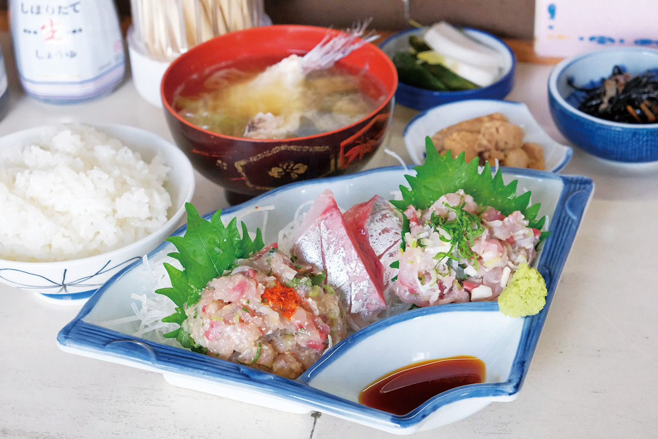 地魚アジ三昧定食