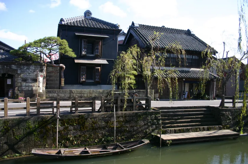 しょうゆ醸造が盛んな佐原の街並み