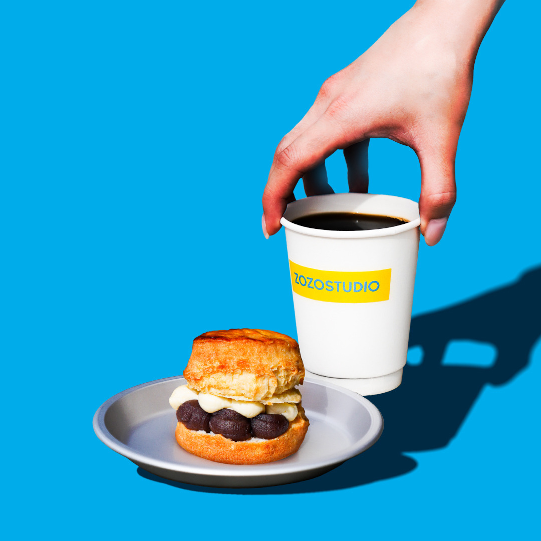 あんバタークリームチーズスコーン、ZOZOBLEND