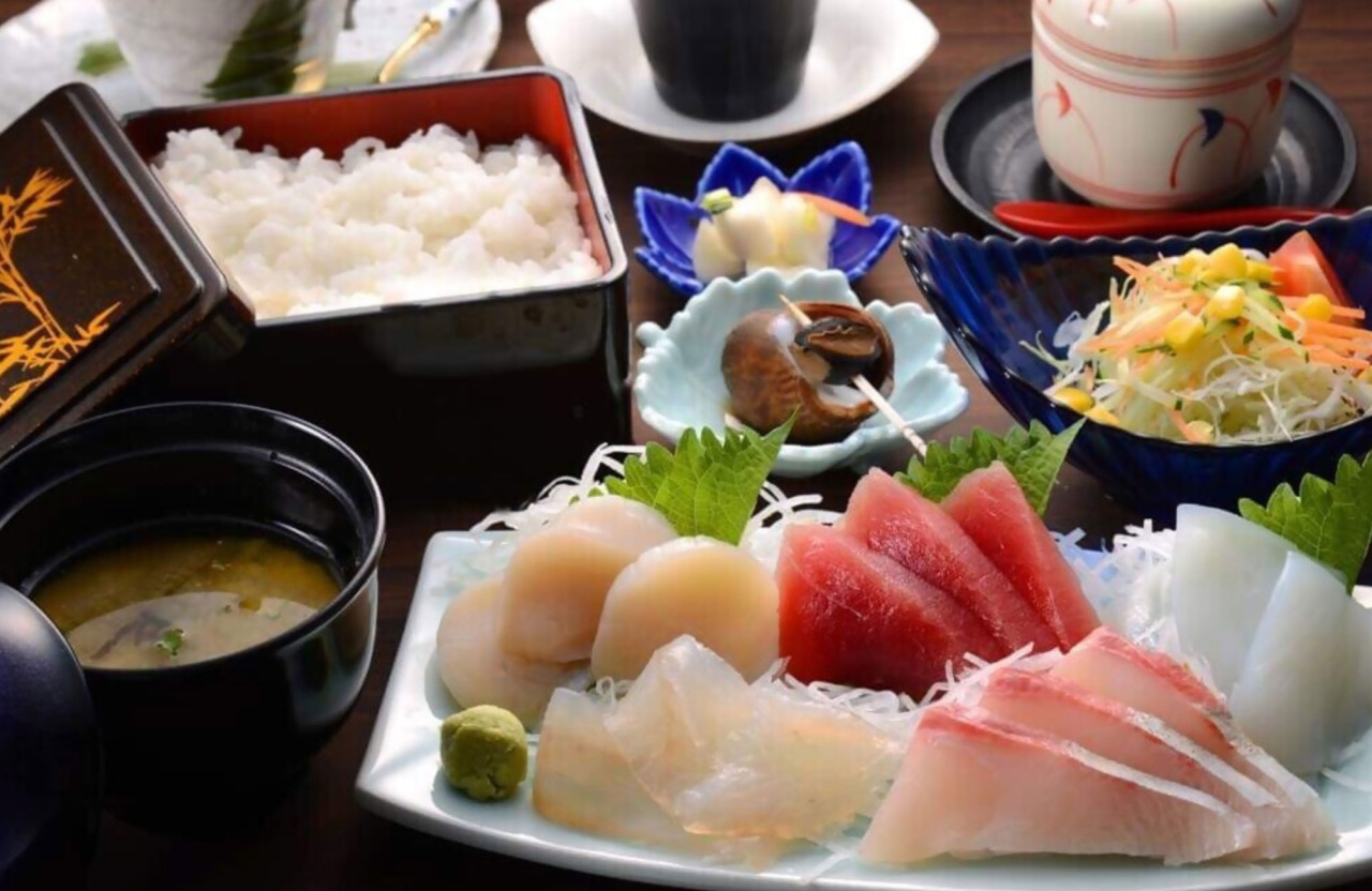 お刺身5点盛りランチセット