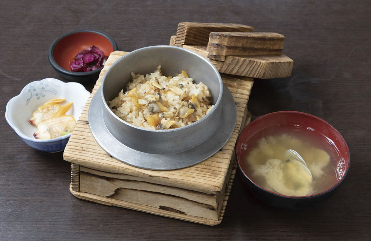 一番人気の「あさりめし」