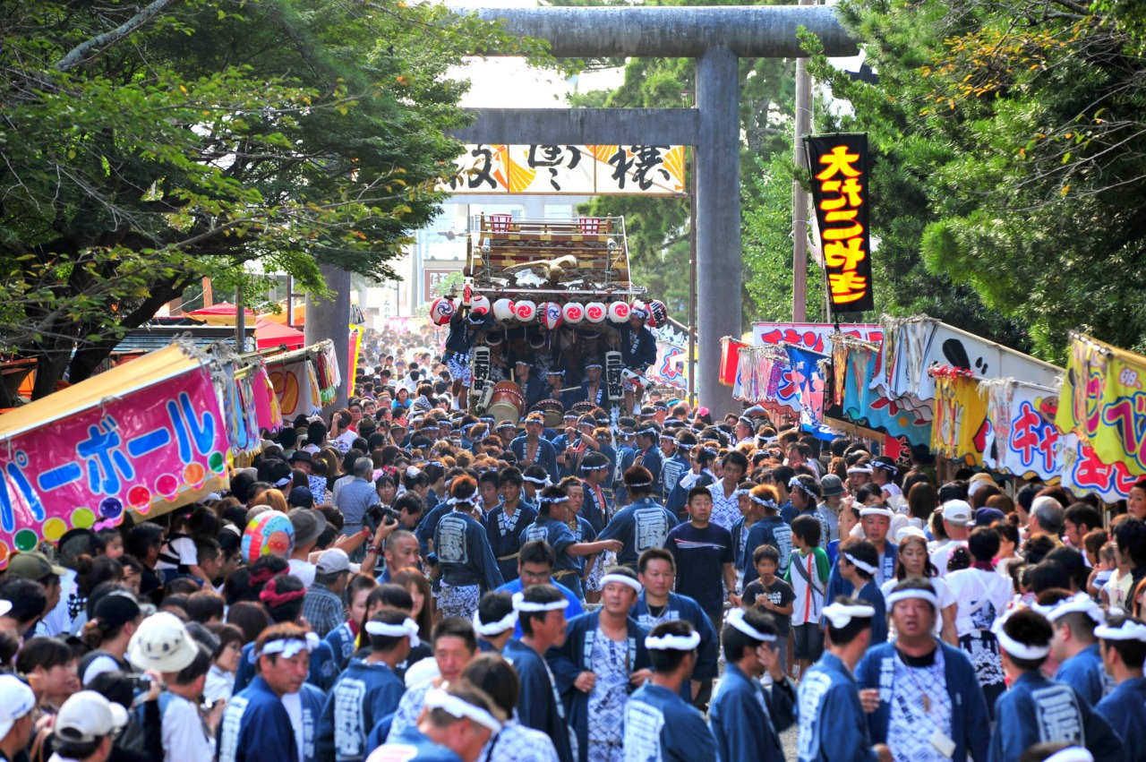 鶴谷八幡宮例祭【安房やわたんまち】