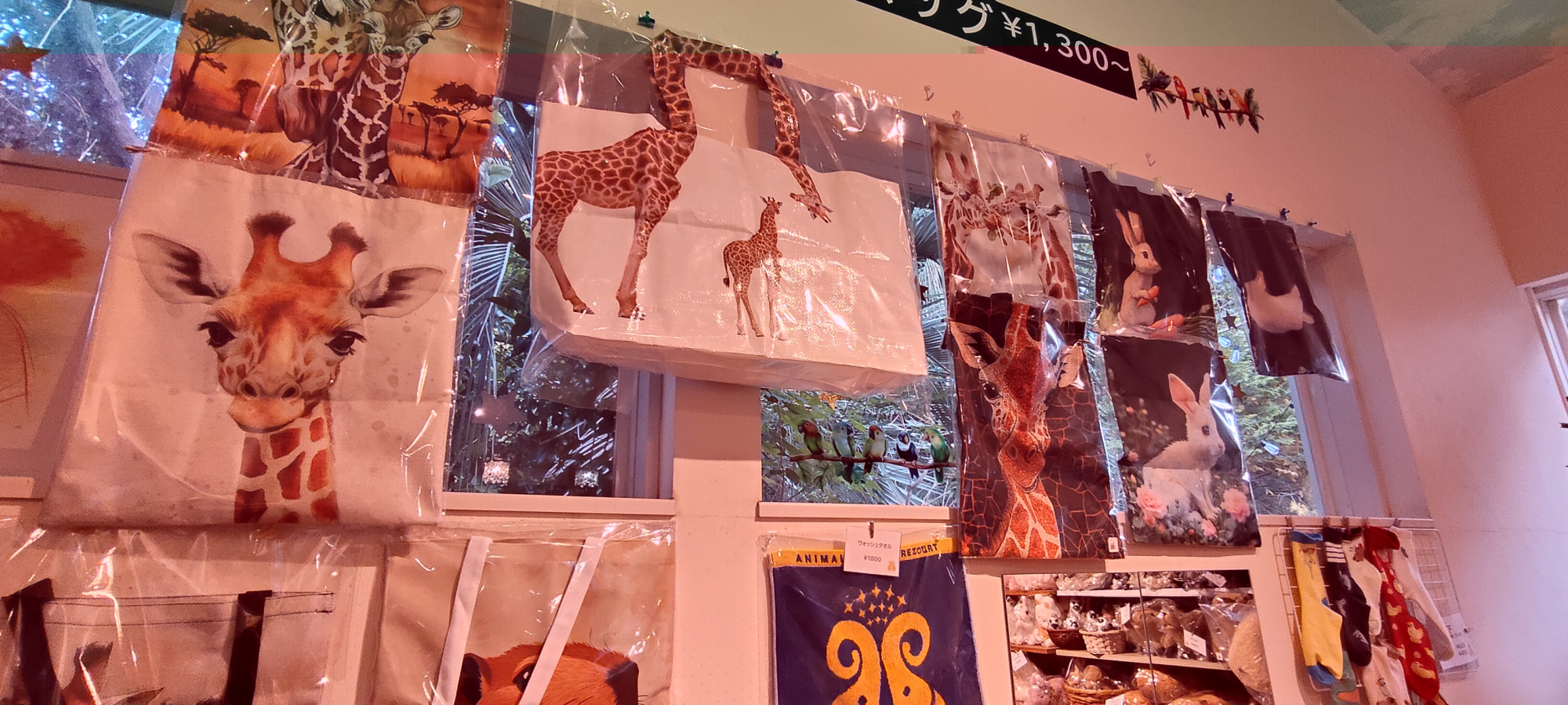 「サユリワールドエリア」のミニギフトショップ