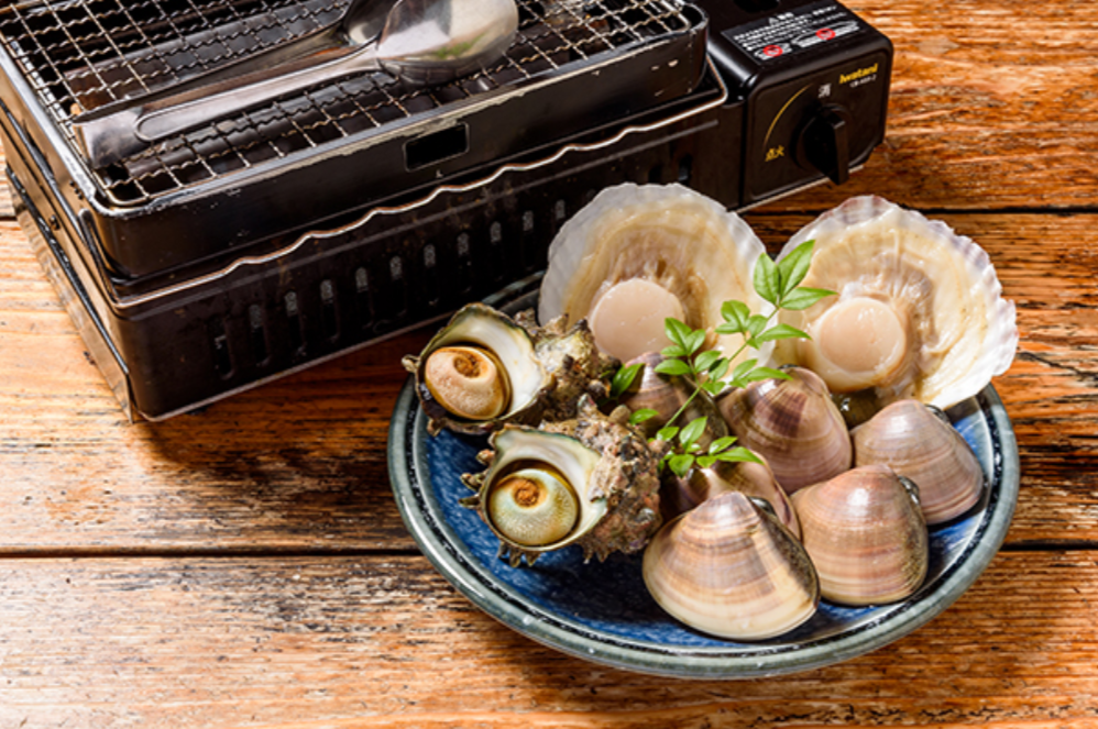 貝の焼き物セット