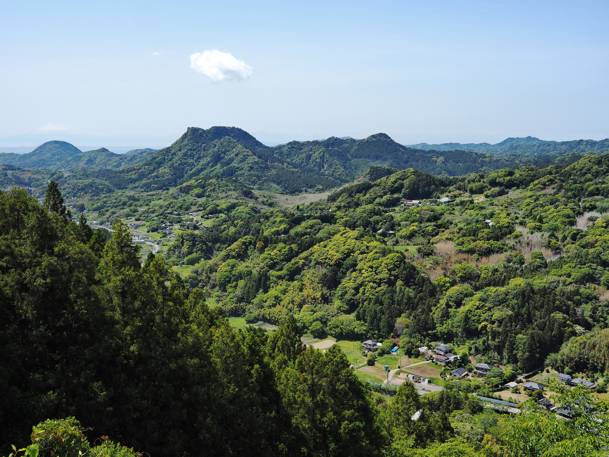 中上級者向けの起伏に富んだ地形（南房総）