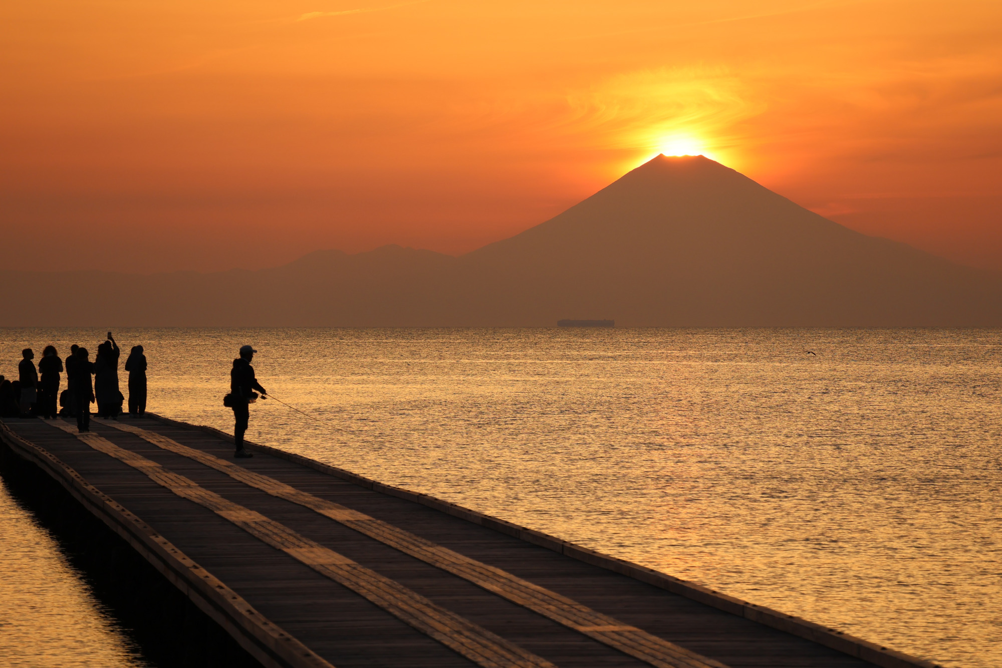 南房総市周辺の夕日