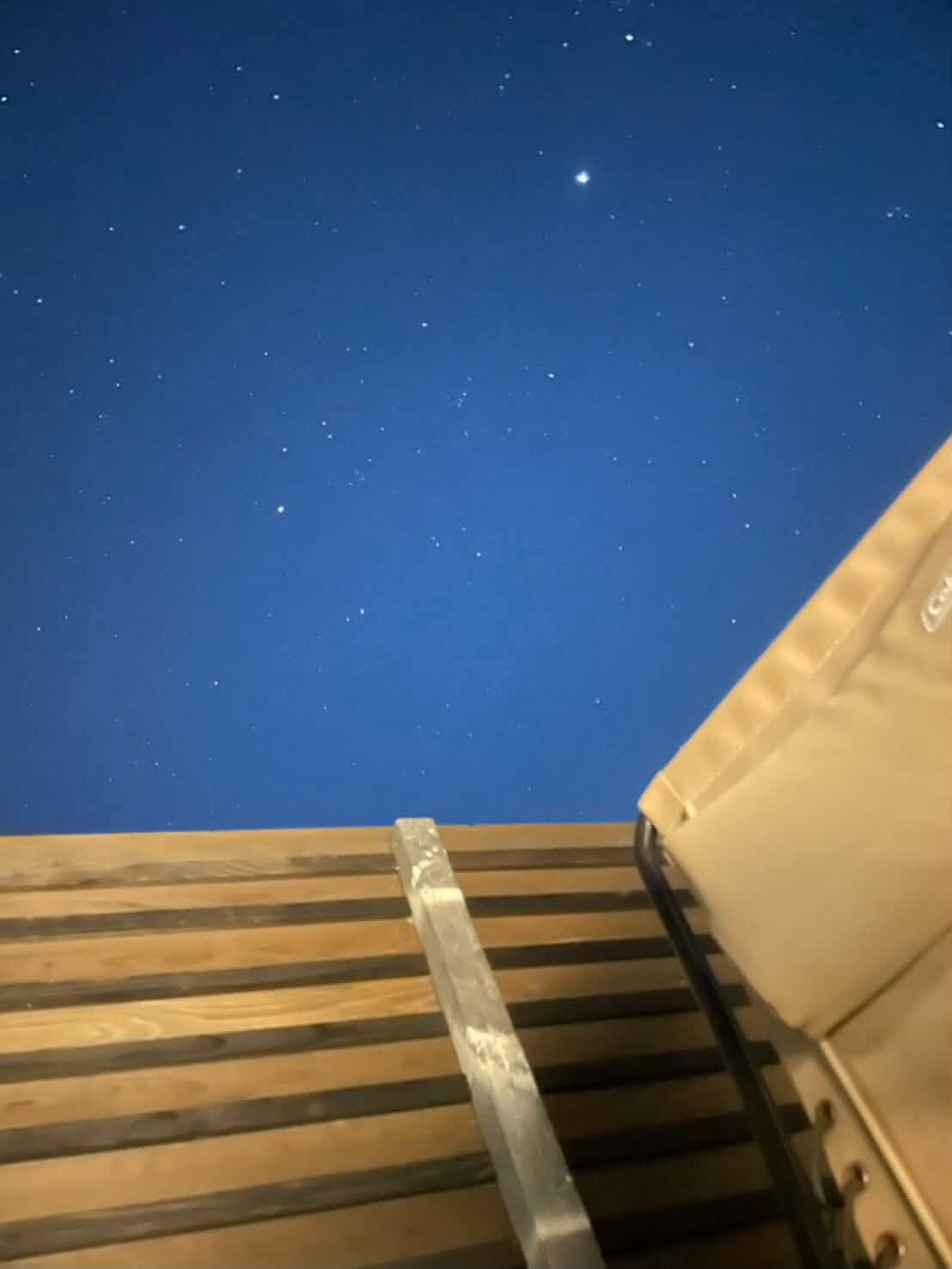 星空を見ながらととのう