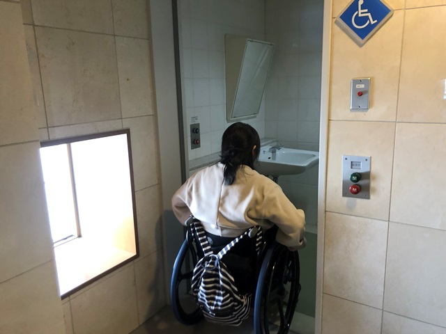 多目的トイレ2：扉の形態