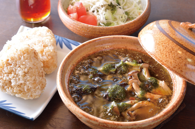 鯨の黒アヒージョセット