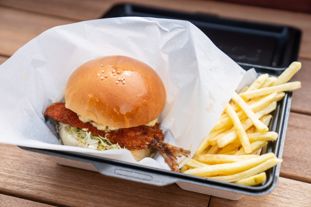 南房総アジフライバーガー