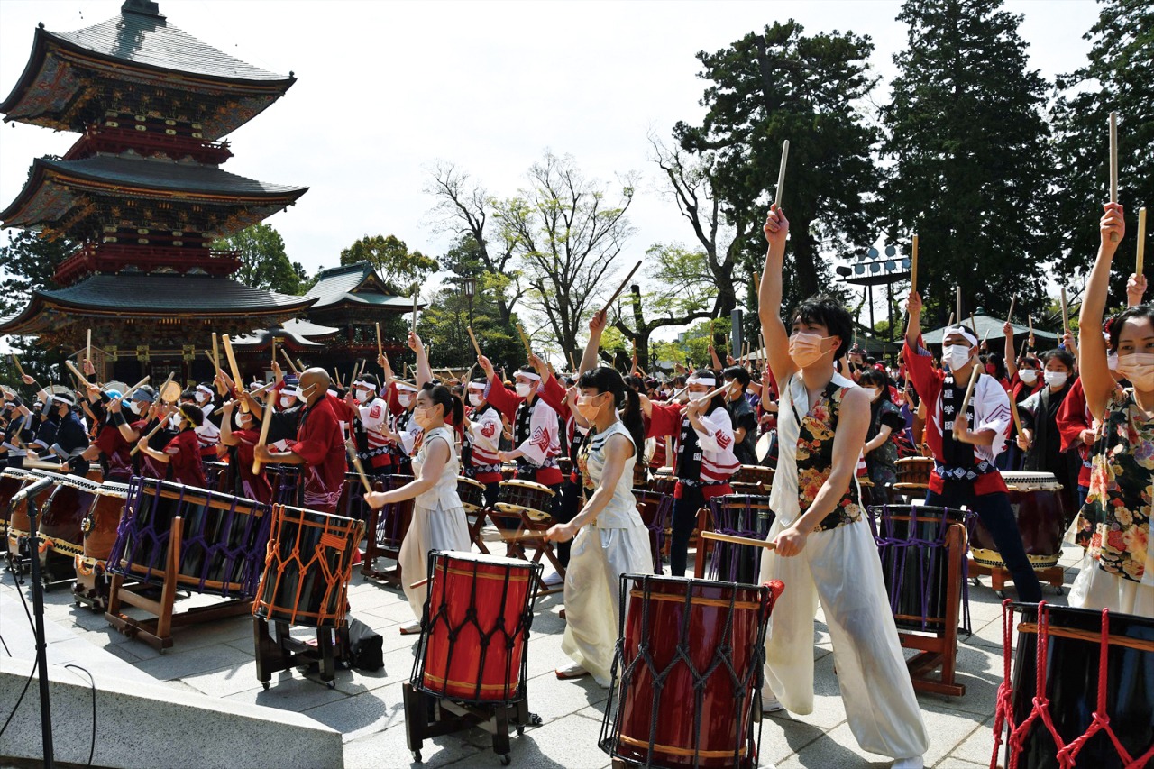 成田太鼓祭／成田山表参道、成田山新勝寺境内