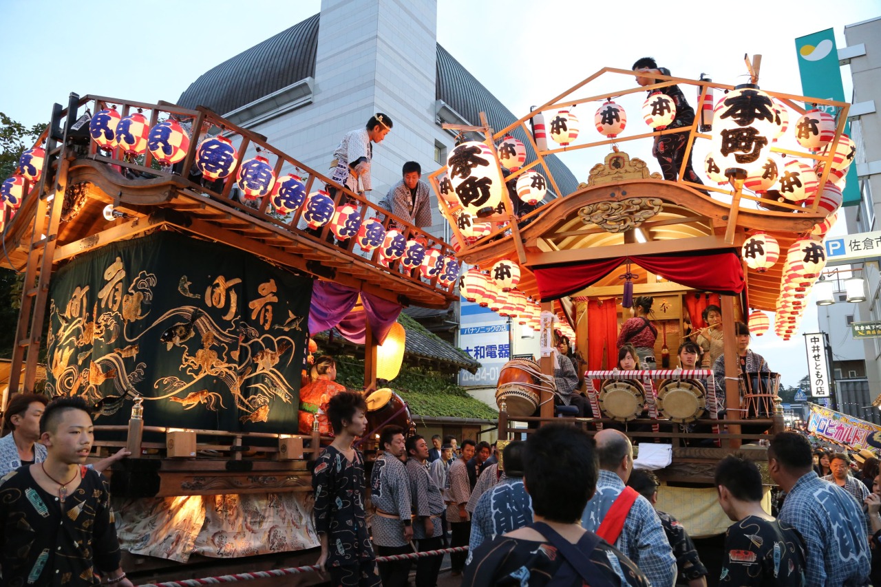 佐倉の秋祭り／麻賀多神社・お祭り広場周辺