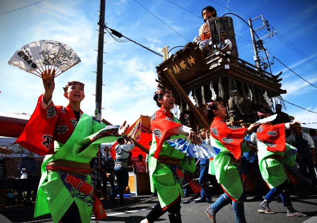 佐原の大祭 秋祭り／諏訪神社　JR佐原駅付近