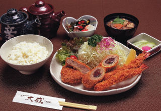 梅巻きミックス定食