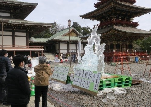 春季奉納全国氷彫刻展／成田山新勝寺