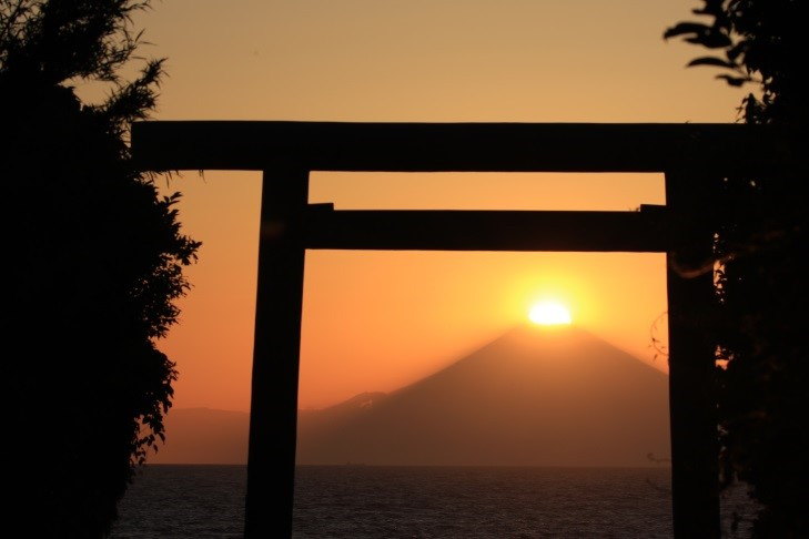 ダイヤモンド富士を観賞しよう／北条海岸・城山公園・伊戸地区など