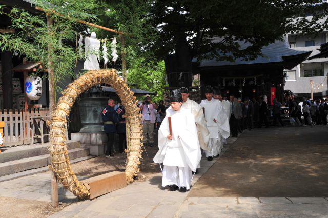 夏越の大祓／松戸神社