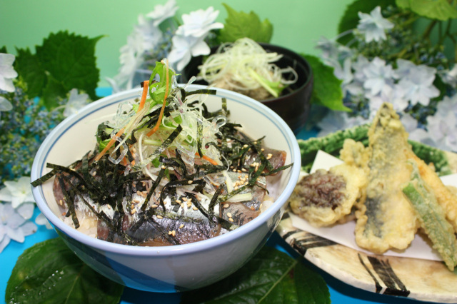 うめぇもん入梅いわし祭／膳 はなれ、丼屋 七兵衛、カントリーハウス海辺里、廣半、方宝 たつみ、花寿司