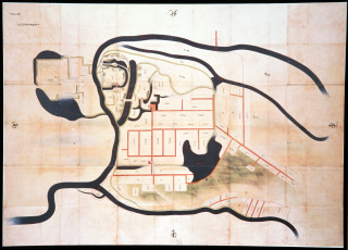 下総国世喜宿城絵図