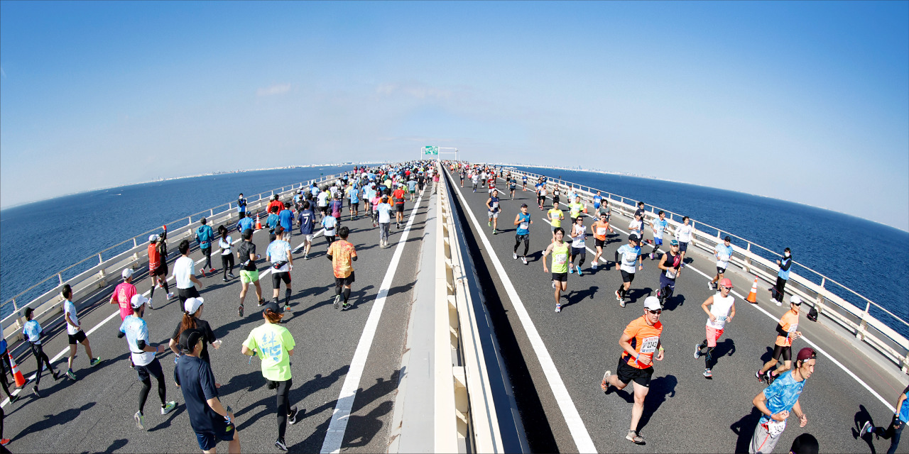 クリアファイル　& ステッカー　&パンフレット　アクアラインマラソン　新品未使用 ちばアクアラインマラソン2022実施報告書／千葉県