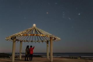 親子で星空観賞