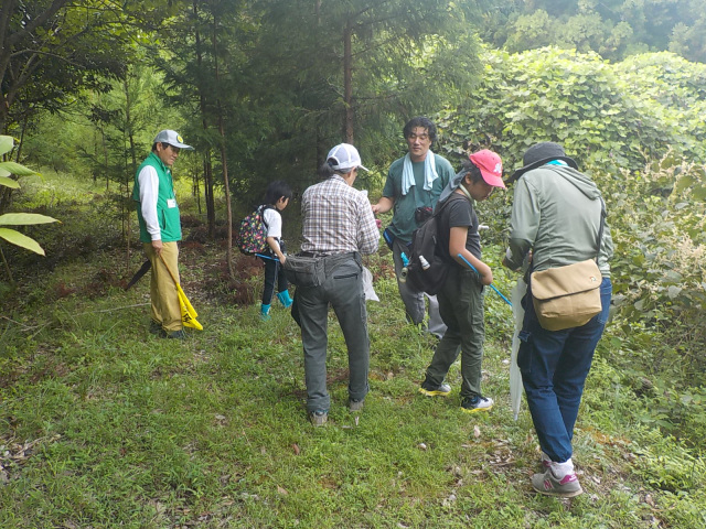 昆虫観察会～秋はバッタ探し～/清和県民の森