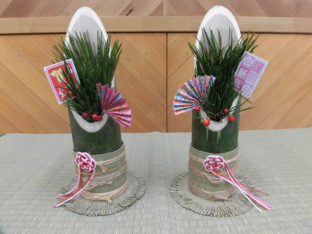 ミニ門松作り／館山野鳥の森