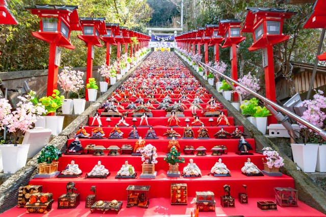 2026かつうらビッグひな祭り／勝浦市芸術文化交流センター・遠見岬神社・覚翁寺・勝浦中央商店街　他　